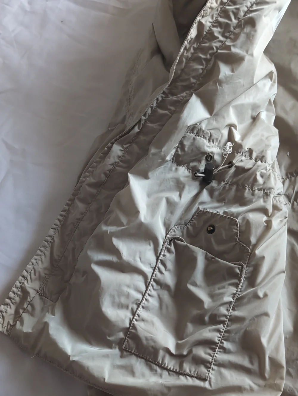 Gorgeous BALLY OF SWITZERLAND Light Beige Utility Jacket / Windbreaker Sz L (52) - Picture 7 of 9
